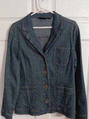 Relativity Blue Denim Jacket Blazer